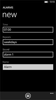 Press the save icon.