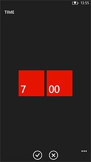 Press hours and minutes and follow the instructions on the display to set the required time.