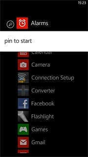 Press pin to start.