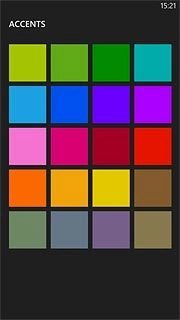 Press the required colour.