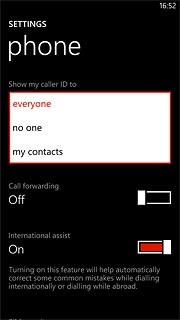 Press everyone, no one or my contacts.