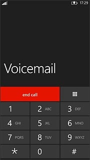 Press end call to end the call.