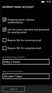 When the box next to the menu items is empty, SSL encryption is turned off.