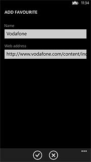 Press the confirm icon.