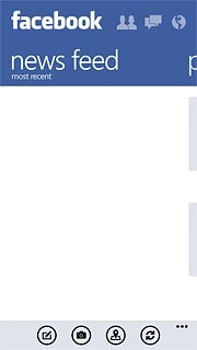 You can now use the application.Please note that Facebook isn't part of the original application package and therefore only a general description is given here.You have a number of options, such as:Write status updatesSend messagesWrite text on WallUpload picturesSelect application settings