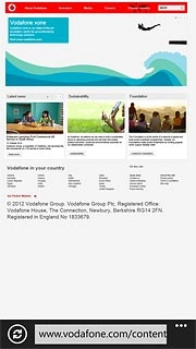 Press the dots in the bottom right corner of the display.