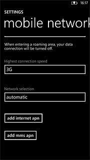 Press add internet apn.