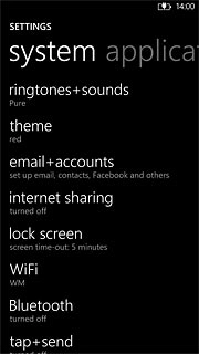 Press internet sharing.