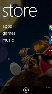 To search for an app:Press the search icon.