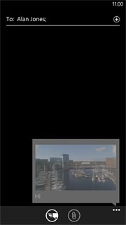 Press the send icon.