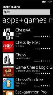 Press the required app.