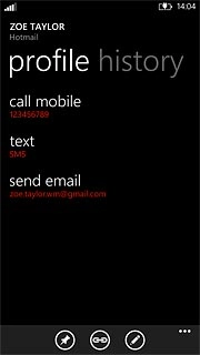 Press the dots in the bottom right corner of the display.