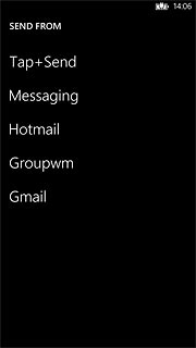 Press Tap+Send.Hold the back of your phone close to back of the receiving device.Follow the instructions on the display to finish the transfer.