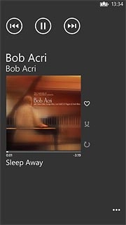 To go to the previous audio file:Press arrow left twice.