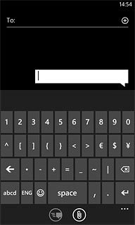 Press the required numbers or the required symbols.