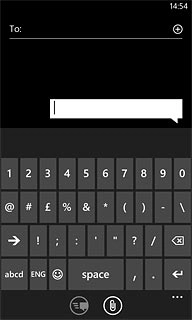If required, press arrow right to see more symbols.