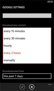 Press the required period or manually.