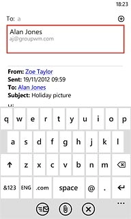 Press the required contact.