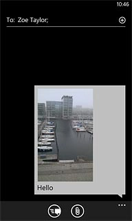 Press the send icon.