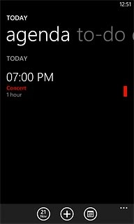 Press the required appointment to view the appointment details.
