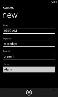 Press the field below Sound.