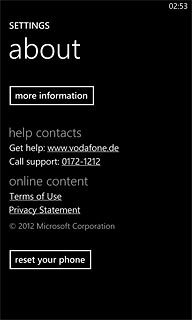 Press reset your phone.