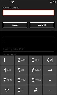 Key in the required number and press save.