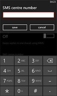 Key in +61415011501 and press save.