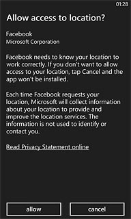 Press allow to confirm.Wait a moment while the application is installed.