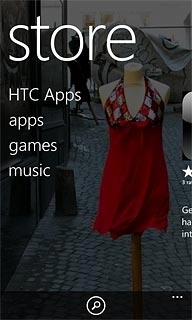 To search for an app:Press the search icon.