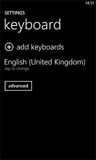 Press add keyboards.