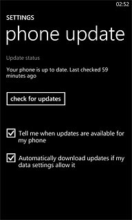 Press check for updates.If a new software version is available, it's displayed.Follow the instructions on the display to update your phone's software.