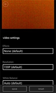 Press the field below Resolution.