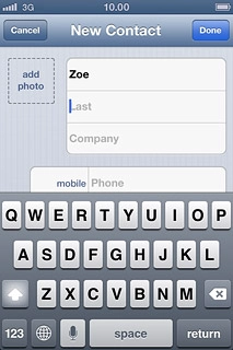 Press Last and key in the required last name.