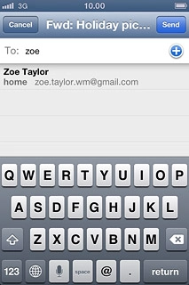 Press the required contact.