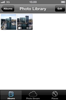 Go to the required folder.Press the required picture or the required video clip.