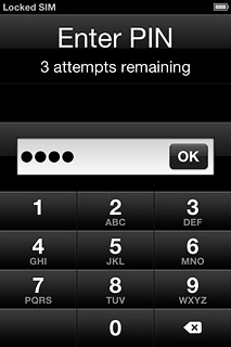 Key in your PIN and press OK.