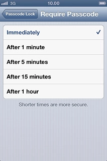 Press Immediately or the required interval.
