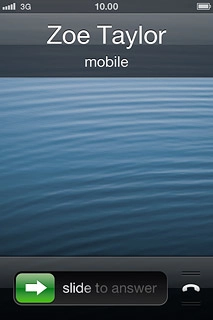 If the key lock is turned on:Drag the arrow right.