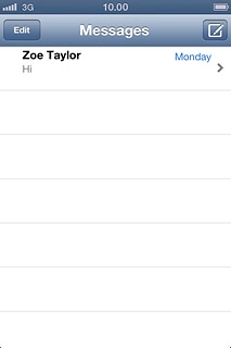 Press the required sender.