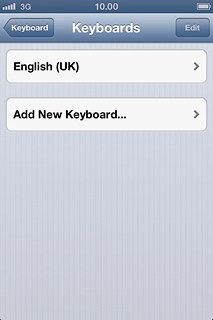 Press Add New Keyboard....