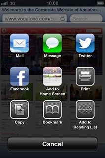 Press Add to Home Screen.Edit the name of the bookmark, if required.