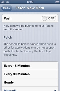 If you turn off Push: