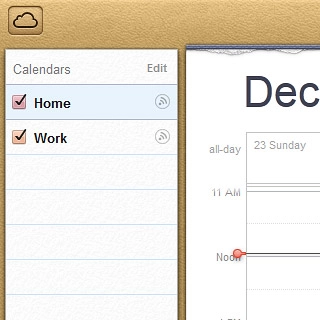 Select the edit icon next to the required calendar.