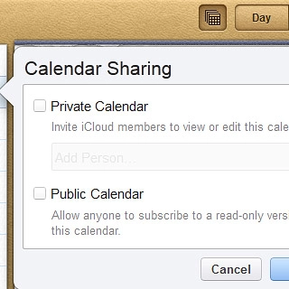 If you select Public Calendar: