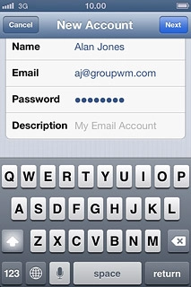 Press Description and key in the required name.