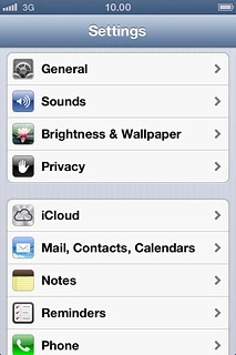 Press Brightness & Wallpaper.