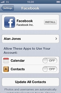 Press INSTALL.Log on to App Store if you're asked to do so.Wait a moment while the application is installed.