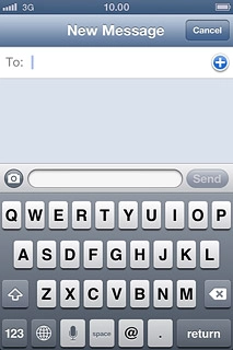 Press the letters to key in the required word.A number of words based on the letters you've keyed in are displayed.