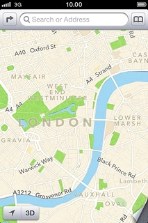 Press Search or Address.